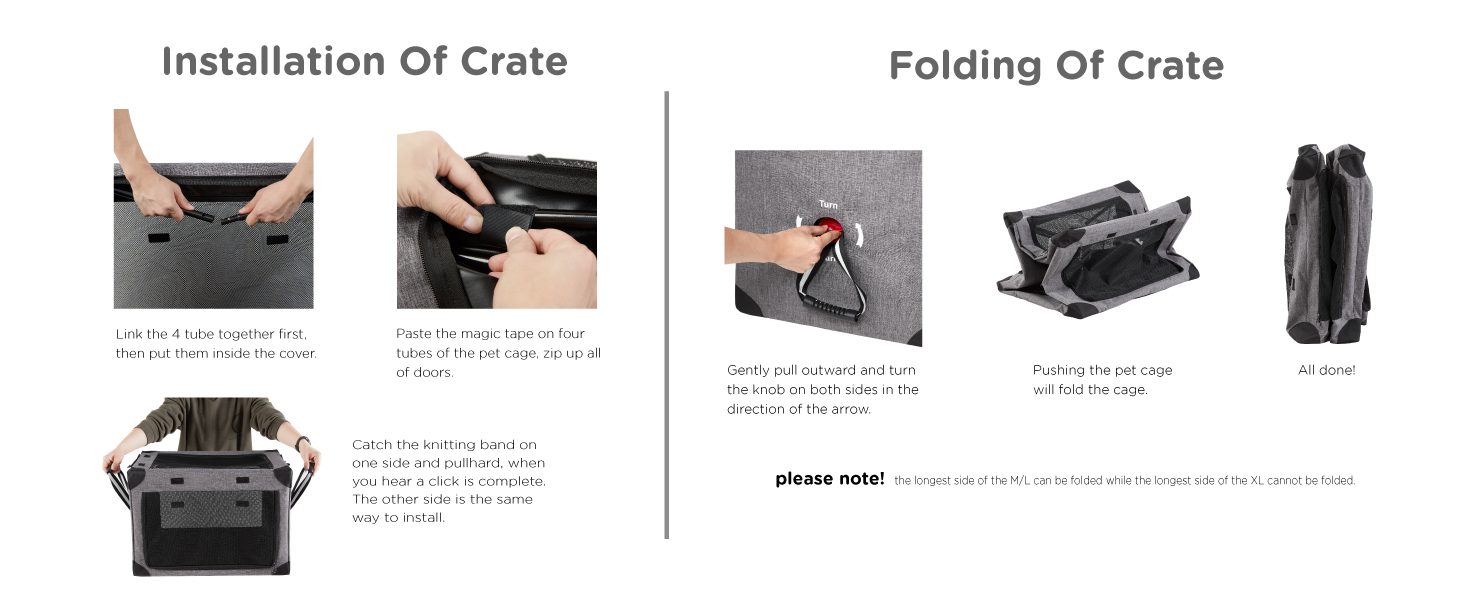 collapsible dog crates for large dogs