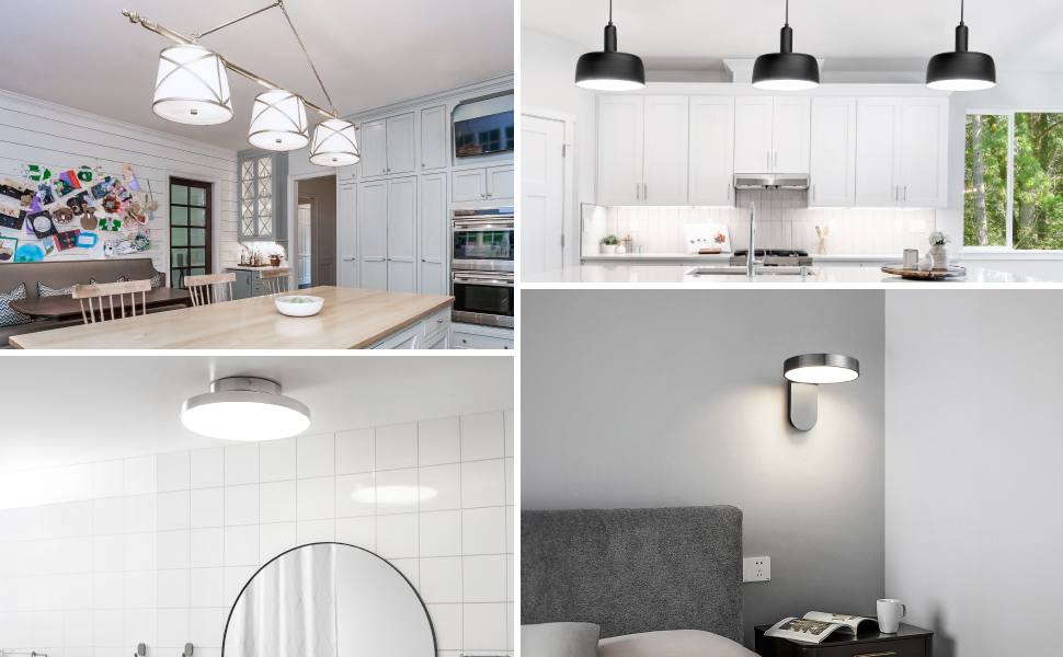 wowatt 3.93'' Ceiling Fan LED Light Replacement, 5000K Cool White