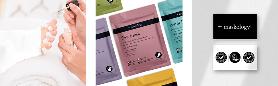 Maskology Professional Foot Mask In Use Images