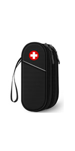 double layer insulated epipen carrying case