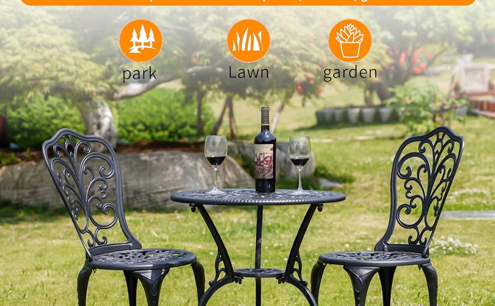 cast aluminum patio furniture