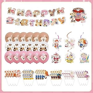 Amazon.co.jp: USKIDS ダッフ 誕生日 飾り付け アニメ