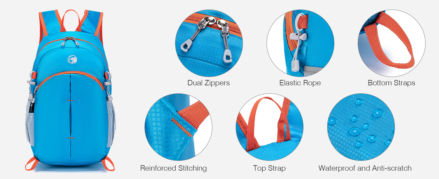 SPAHER Sac à Dos Voyage Cabine Portable pour Wizzair easyJet 