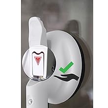 DAREN MEDICAL Heavy Duty Suction Shower Grab Bar - Toilet Bathroom 