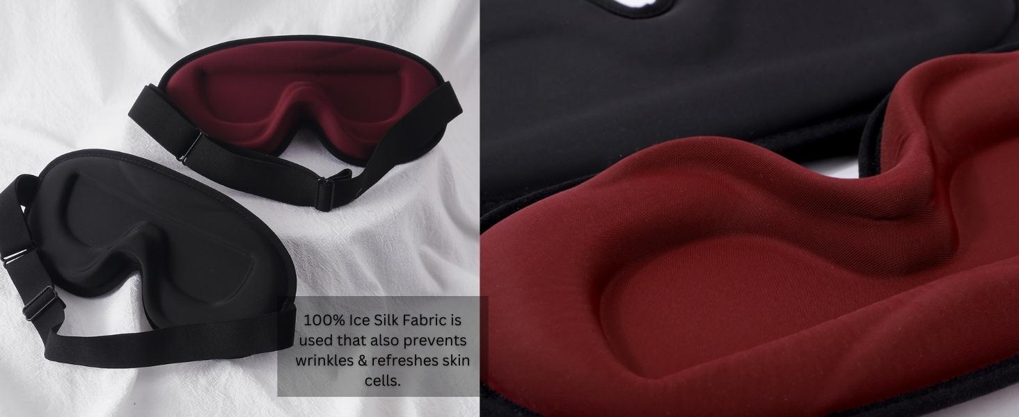 100 Blackout Eye Mask for Sleeping Sleep Mask Zero Eye Pressure