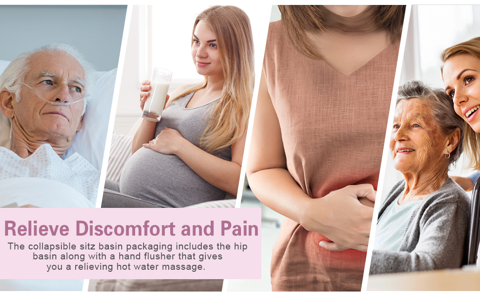 relieve discomfort and pain