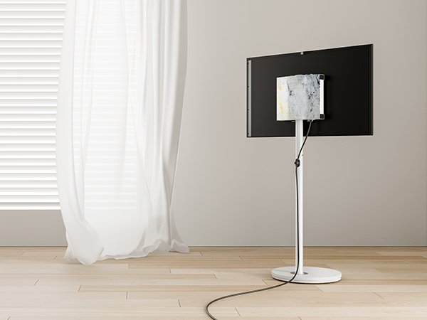 FITUEYES DESIGN テレビスタンド 24～48インチ対応 ホワイト Amazon.co.jp: FITUEYES DESIGN テレビスタンド キャスター付き