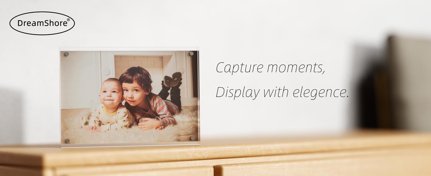 DreamShore 4x6 Acrylic Picture Frame, 1 Pack