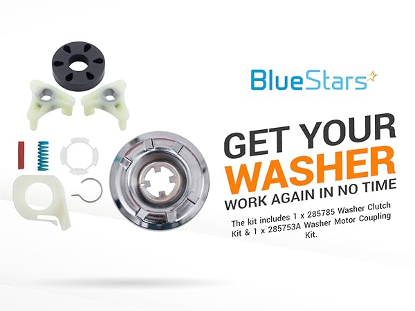 Amazon.com: BlueStars Upgraded 285785 Washer Clutch Kit and