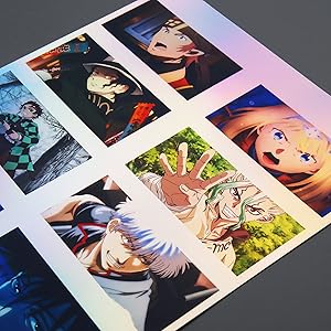 Amazon A Sub 印刷できる ホログラムラベルシール ステッカー用紙 はがせる 耐水 光沢 5枚 ホログラフィック インクジェット染料インク用 インクジェット用紙 文房具 オフィス用品