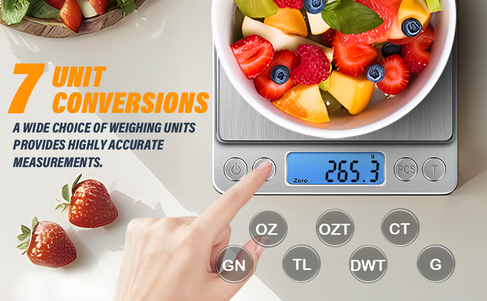 digital food scales rechargeable for cooking 