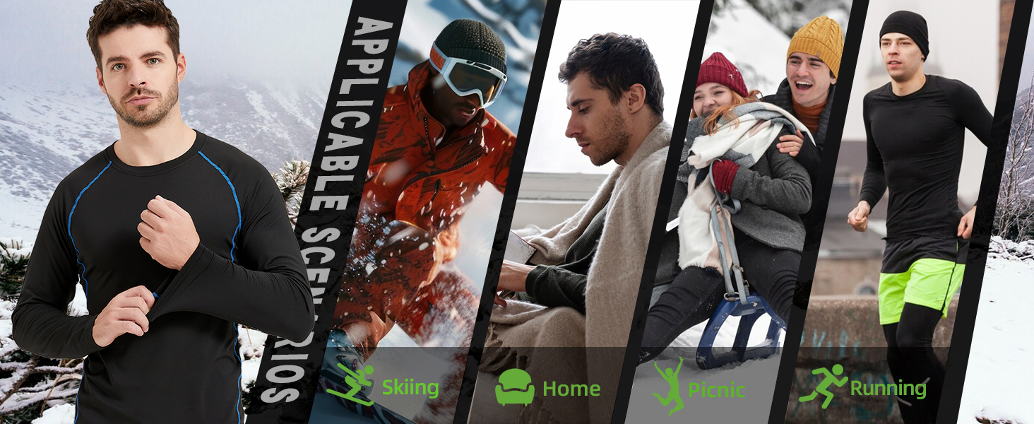 camiseta interior termica hombre