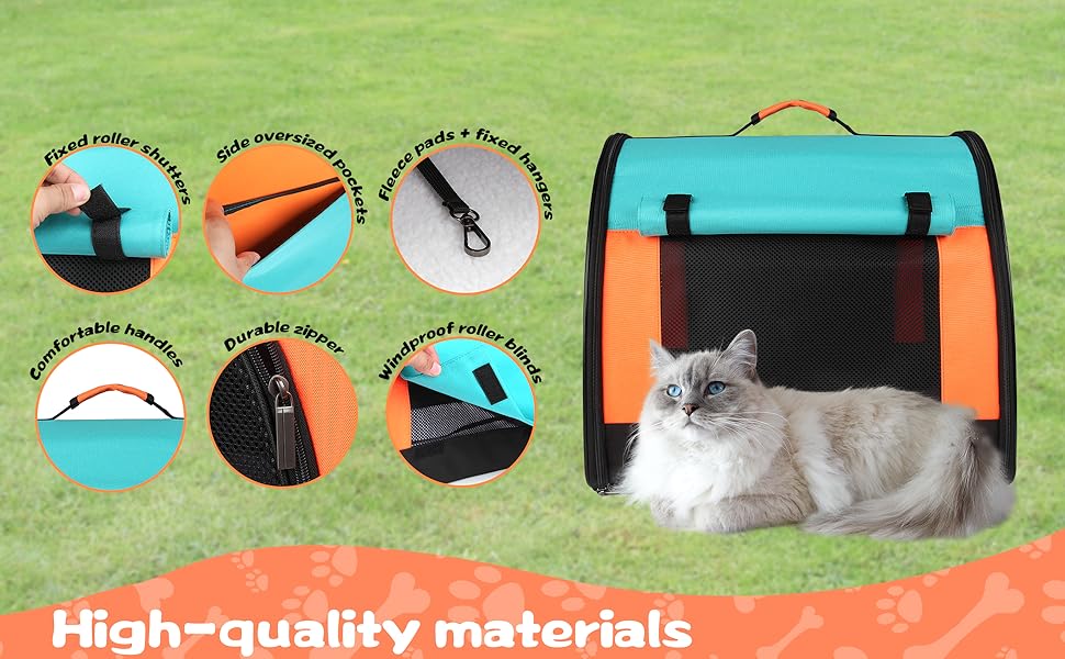 Pet travel carrier for dogs cats
