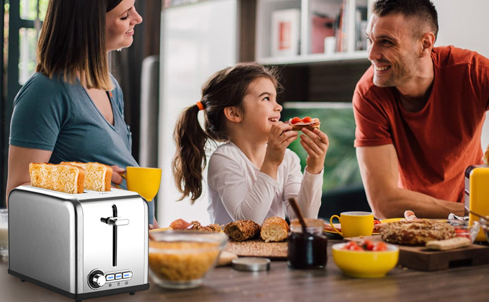 2 Slice Toaster Stainless Steel-7