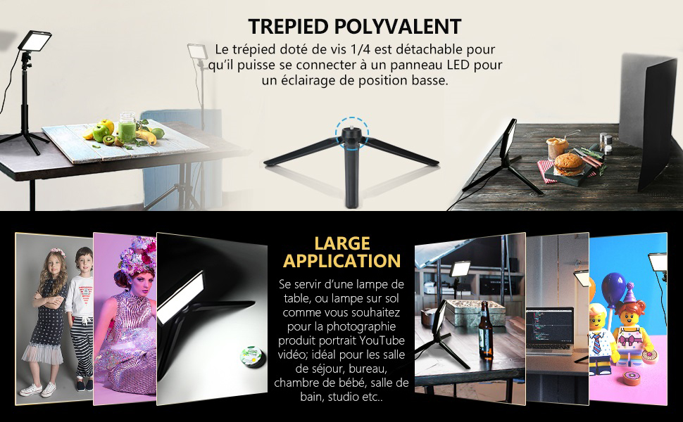 le nouveau design de la lampe de table LED