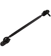 Barn Door Hook and Eye Latch 8inch Heavy Duty Solid Extra Thicken,FIREFLYWEB Sliding Door Lock Ba...