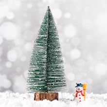 Artificial Frosted Sisal Pine Trees