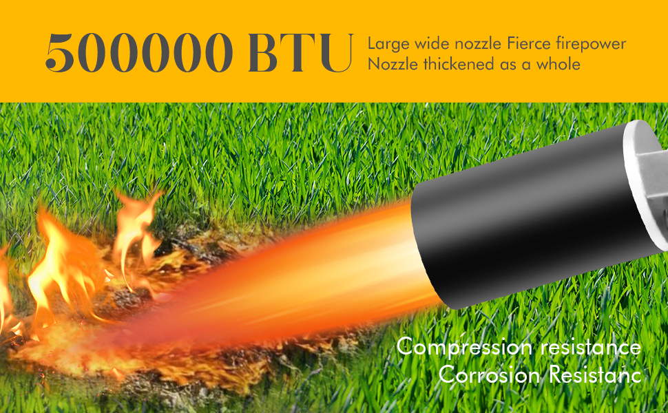 Heavy Duty Propane Torch Weed Burner, flamethrower, High