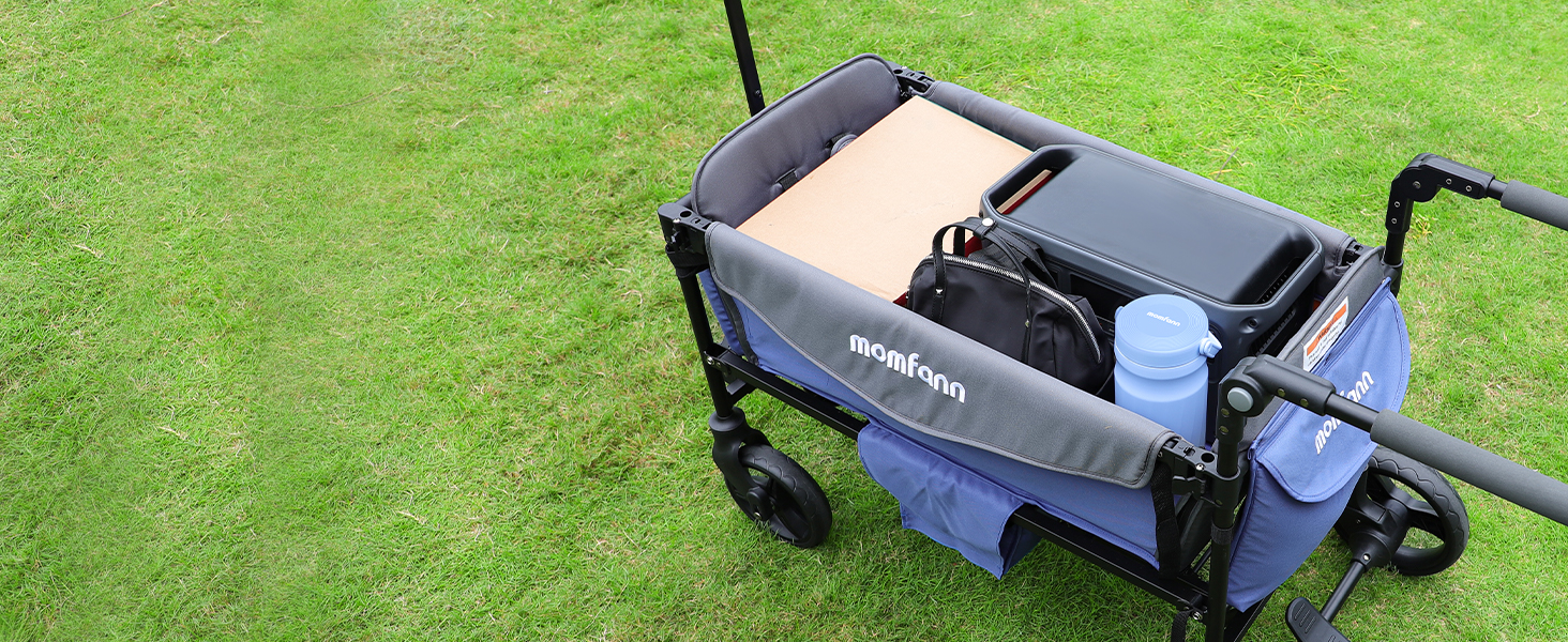 Stroller Wagon for 2 Kids with Canopy