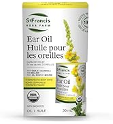 ST FRANCIS HERB FARM Ear Oil (30ml) Natural Earache and Ear Infection Relief Gently Formulated fo...