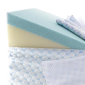 Amazon Com Nestl Wedge Pillow Cooling Adjustable Wedge Pillow For Sleeping Best 12 In 1 Bed Wedge Pillow With Extra Bolster Pillow Great Gel Foam Wedge Pillows For After Surgery Acid