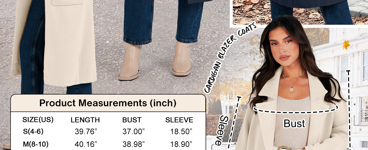 Women's Open Front Coatigan