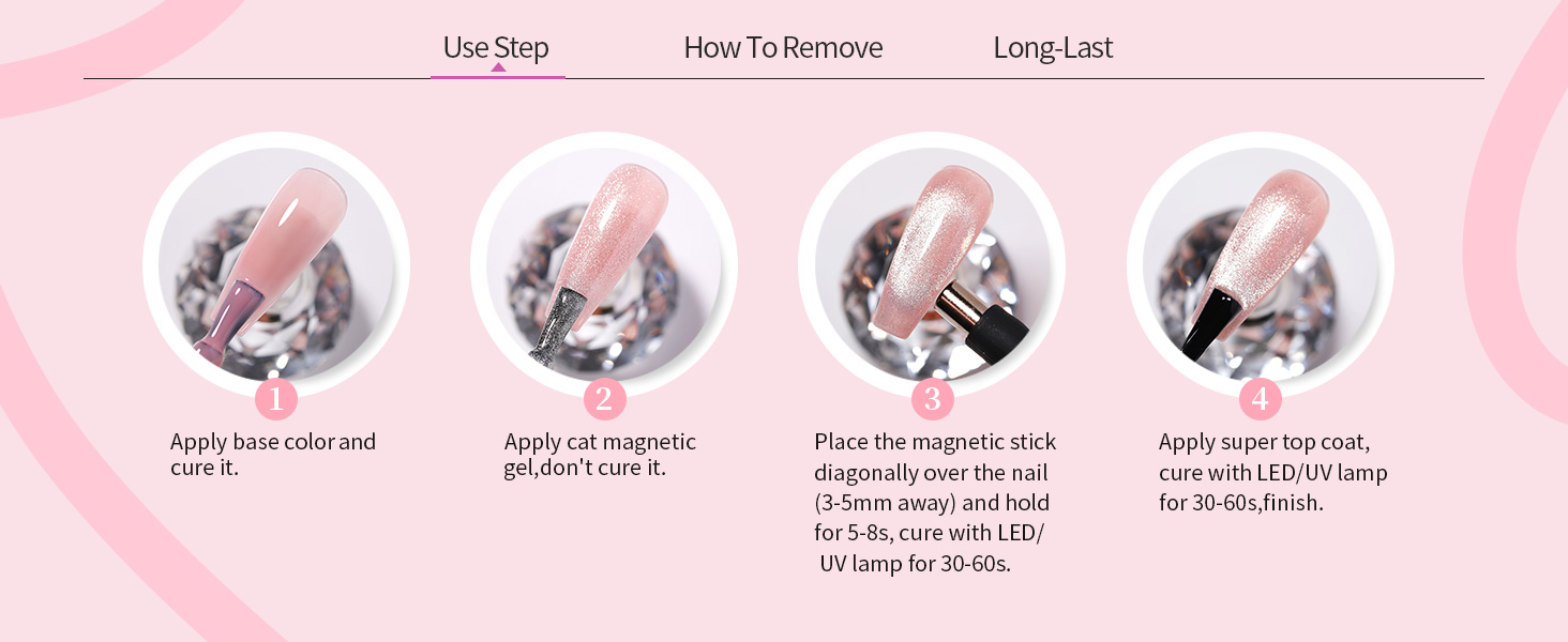 Cat Magnetic Gel Nail Polish