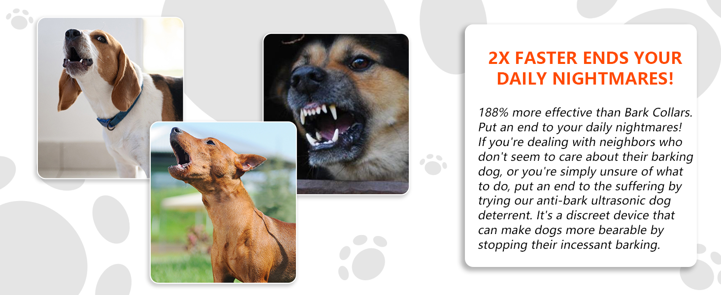 2024New Anti Barking Device, Bark Box Rechargeable Dog