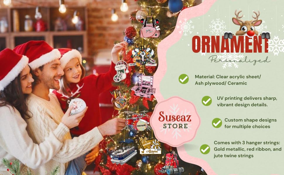 personalized ornament christmas; personalized christmas ornaments; custom ornament christmas tree