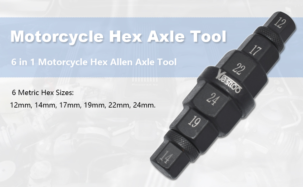 Yuesstloo Hex Axle Tool for Motorcycle Front Axle Wheel