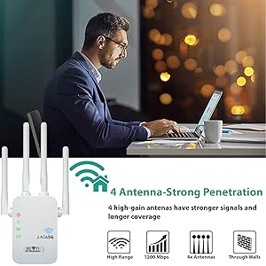 4 Antenna wifi extender