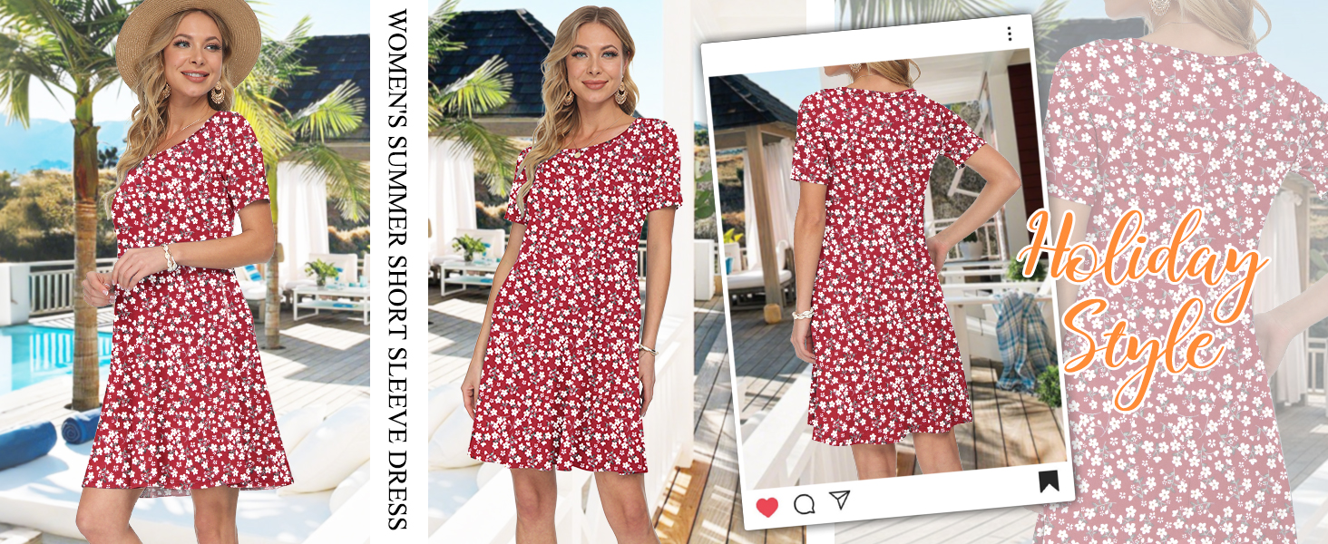 Floral Summer Dresses for Woman UK