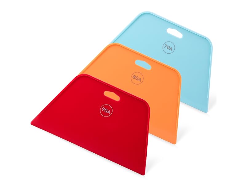 FOSHIO Wallpaper Smoothing Tool, Orange Flexible Wallpaper Squeegee Smoothing Tool for Wallpaper
