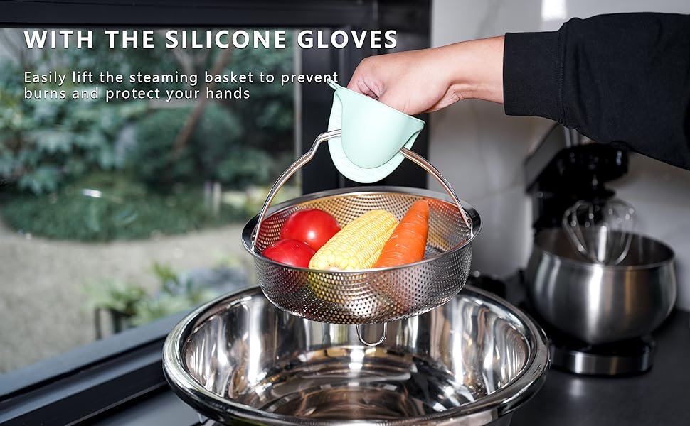 instant pot steamer basket; steam basket; steamer baskets for cooking