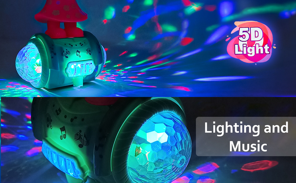 Buy BabyGo Musical Crawling Baby Toy for Babies Kids Infants - Dazzling ...
