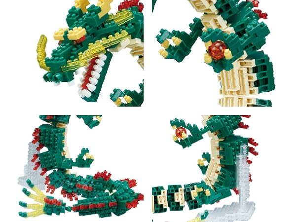 Amazon.co.jp: nanoblock ナノブロック 龍 (通常版) NBM-026