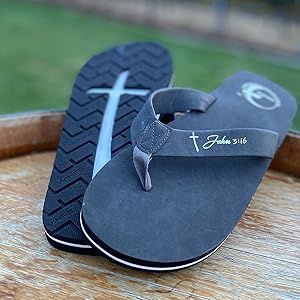 Grey mens summer sandals