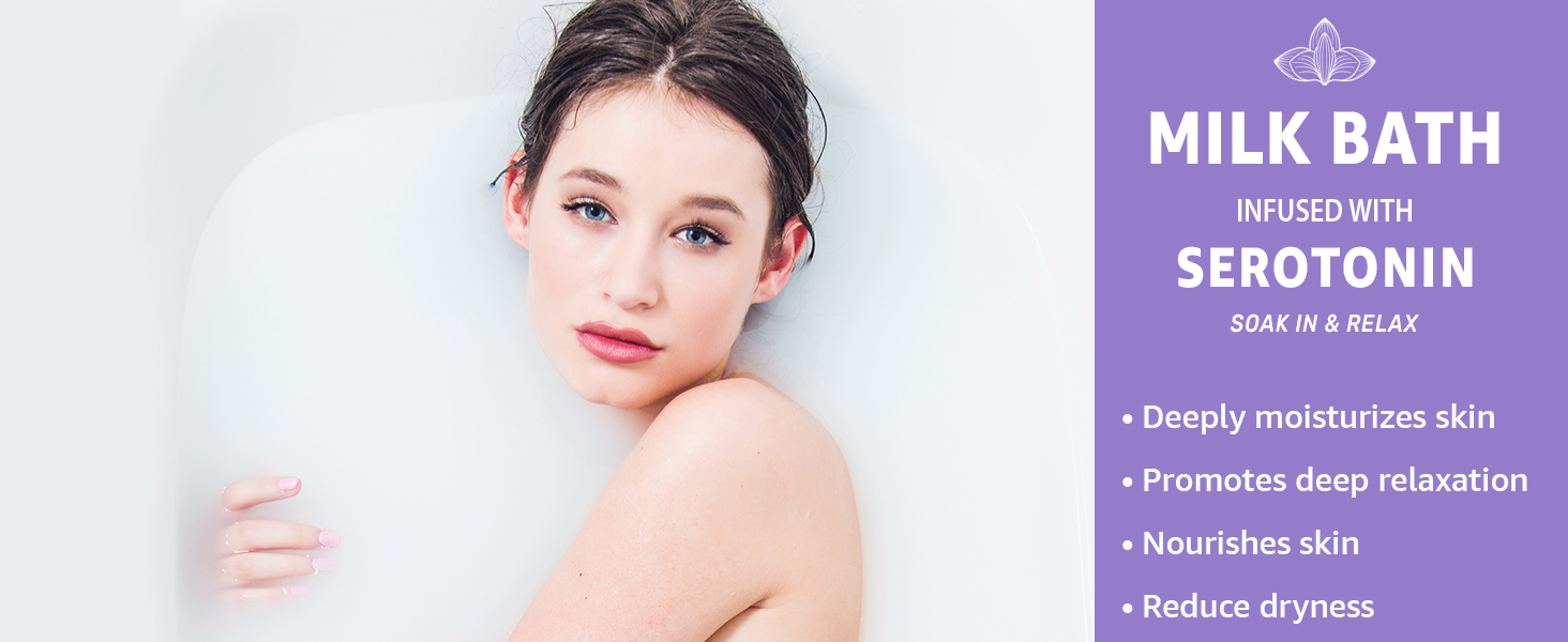 milk bath moisturise the skin soothe irritation exfoliate dead skin cells improve skin gifts