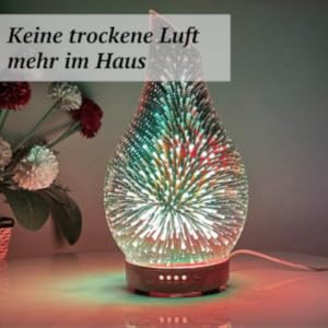 Geiegnet für Aromatherapie und als Luftbefeuchter