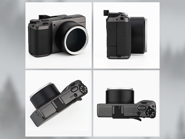 RICOH GRⅢ GRiii GR3 リング付 Amazon.com : Haoge Metal Decorate Ring for RICOH GR III