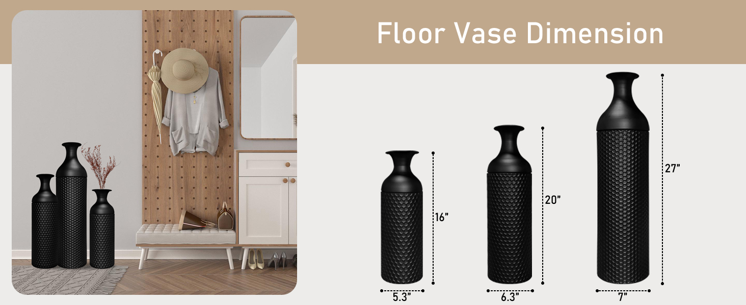 Tall Standing Vases