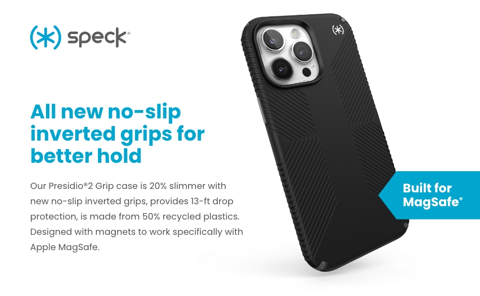speck presidio2 grip magsafe iphone case for iphone 15