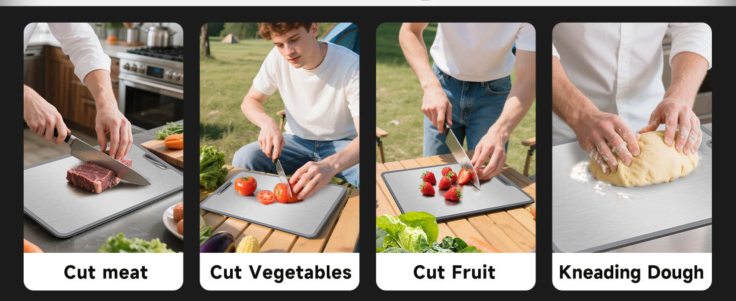 cutting board large; kitchen cutting boards for countertop; camping cutting board;