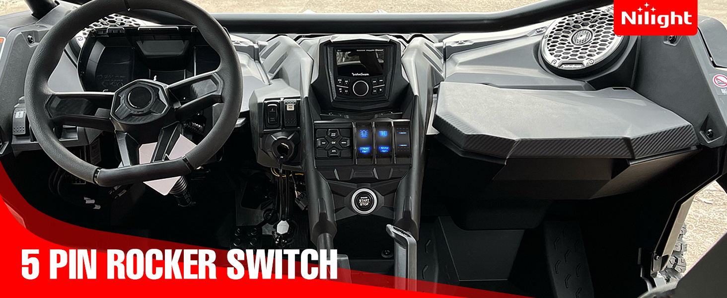 5PIN Rocker Switch