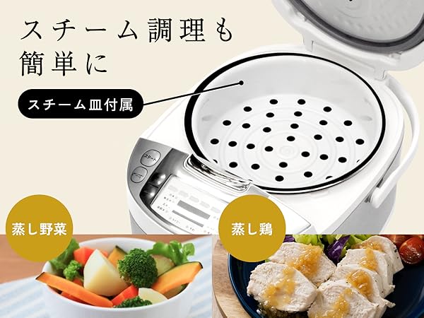 Amazon | 【プラス30日延長保証】 多機能炊飯器 一升 マイコン式