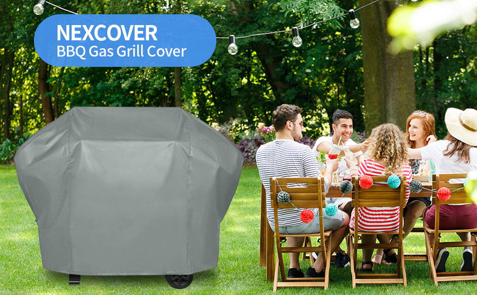 NEXCOVER Barbecue Gas Grill Cover 55 Inch Waterproof BBQ