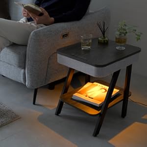 Amazon.co.jp: 山善(YAMAZEN) サイドテーブル スピーカー付き