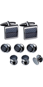 cufflinks,cuff links,mens cufflinks ,cufflinks for men ,shirt studs and cufflinks set，black cufflink