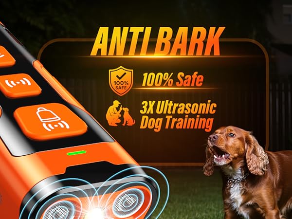 dog bark deterrent device