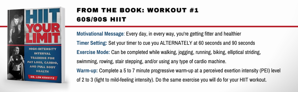 Workout #1  - Motivational Message, Timer Setting, Exercise Mode, Warm-up